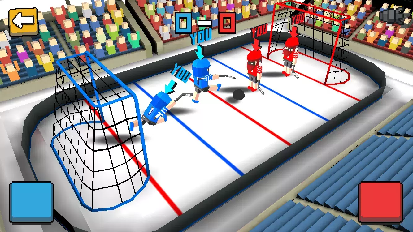 Cubic Hockey 3D ဖန်သားပြင်ဓာတ်ပုံ 2