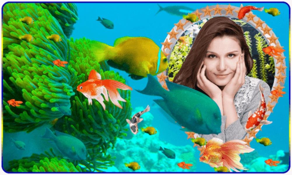 Aquarium Photo Frames ဖန်သားပြင်ဓာတ်ပုံ 2