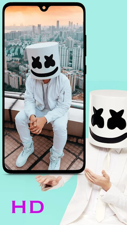 Marshmello Wallpaper Zrzut ekranu 2