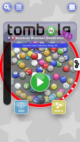 Tombola 3D - Number Generator应用截图第0张