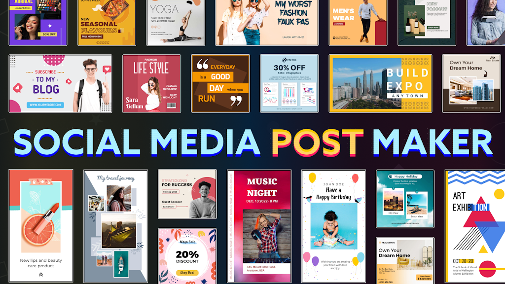 Social Media Post Maker Mod স্ক্রিনশট 0
