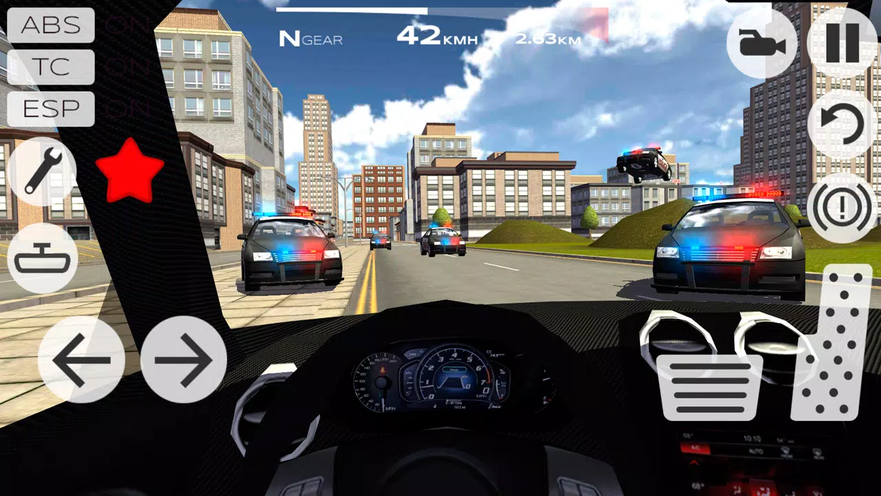 Extreme Car Driving Racing 3D Ảnh chụp màn hình 1