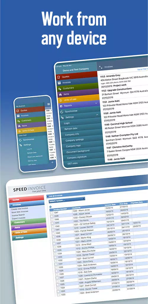 Invoice Maker Tangkapan skrin 3