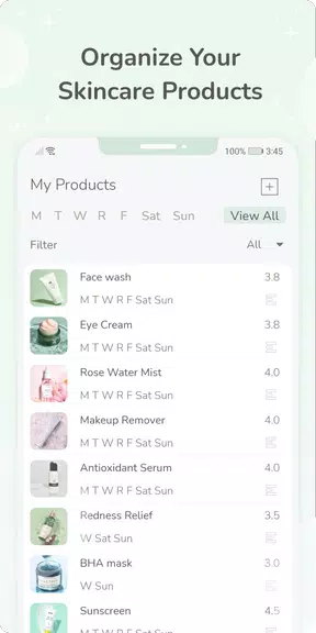 Skincare Routine Diary স্ক্রিনশট 3