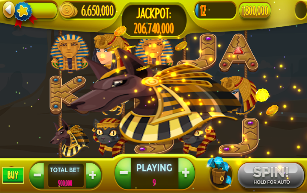 Egyptian Treasures Free Casino Slots Screenshot 1