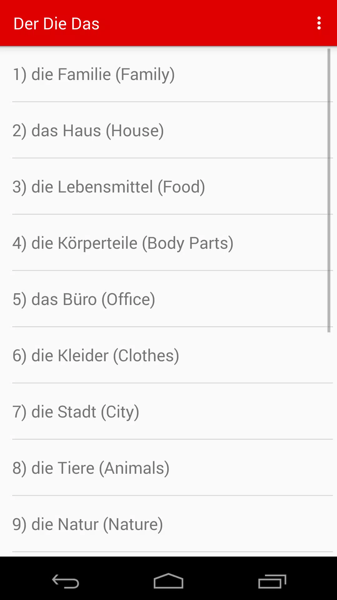 Der Die Das German Grammar ภาพหน้าจอ 0