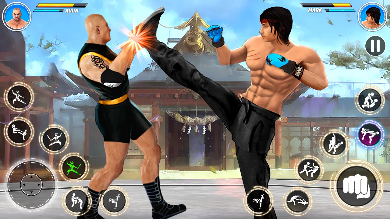 Kung Fu Games - Fighting Games স্ক্রিনশট 1