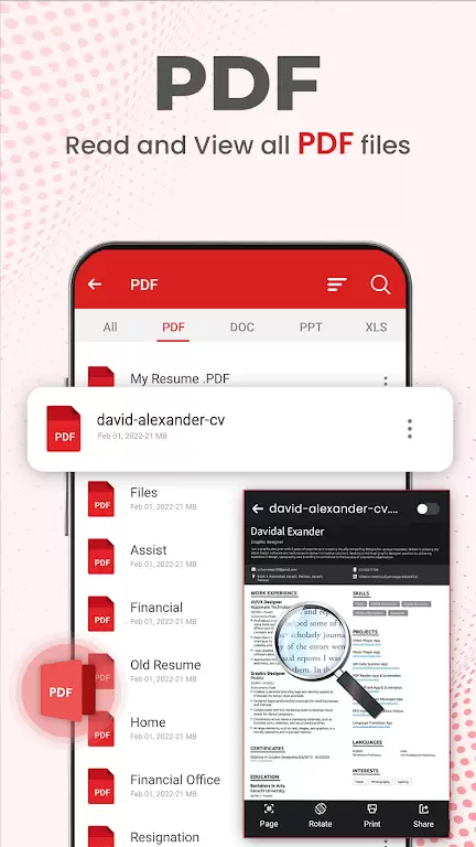 Document Reader PDF Reader Capture d'écran 1