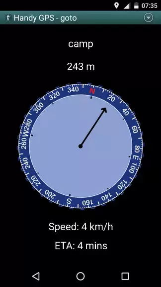 Handy GPS lite Screenshot 1