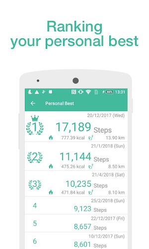 Pedometer - Step Counter Maipo Tangkapan skrin 2