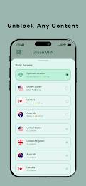 Green VPN - Fast VPN - Proxy Captura de pantalla 2