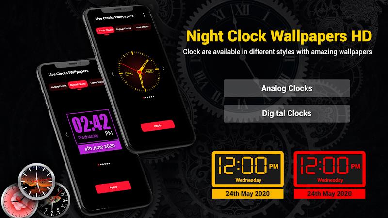 Smart Digital Clock Wallpapers Captura de pantalla 1