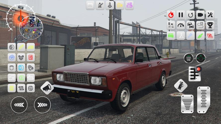 Lada 2107 Tuning Russian City Screenshot 0