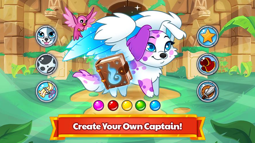 Dungeon Dogs: RPG inactivo Captura de pantalla 1