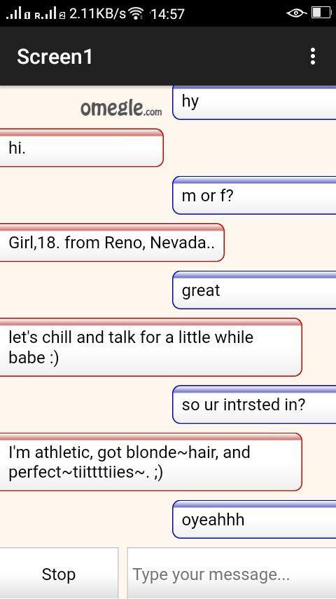 Omegle Chat - Talk to Strangers Captura de pantalla 1