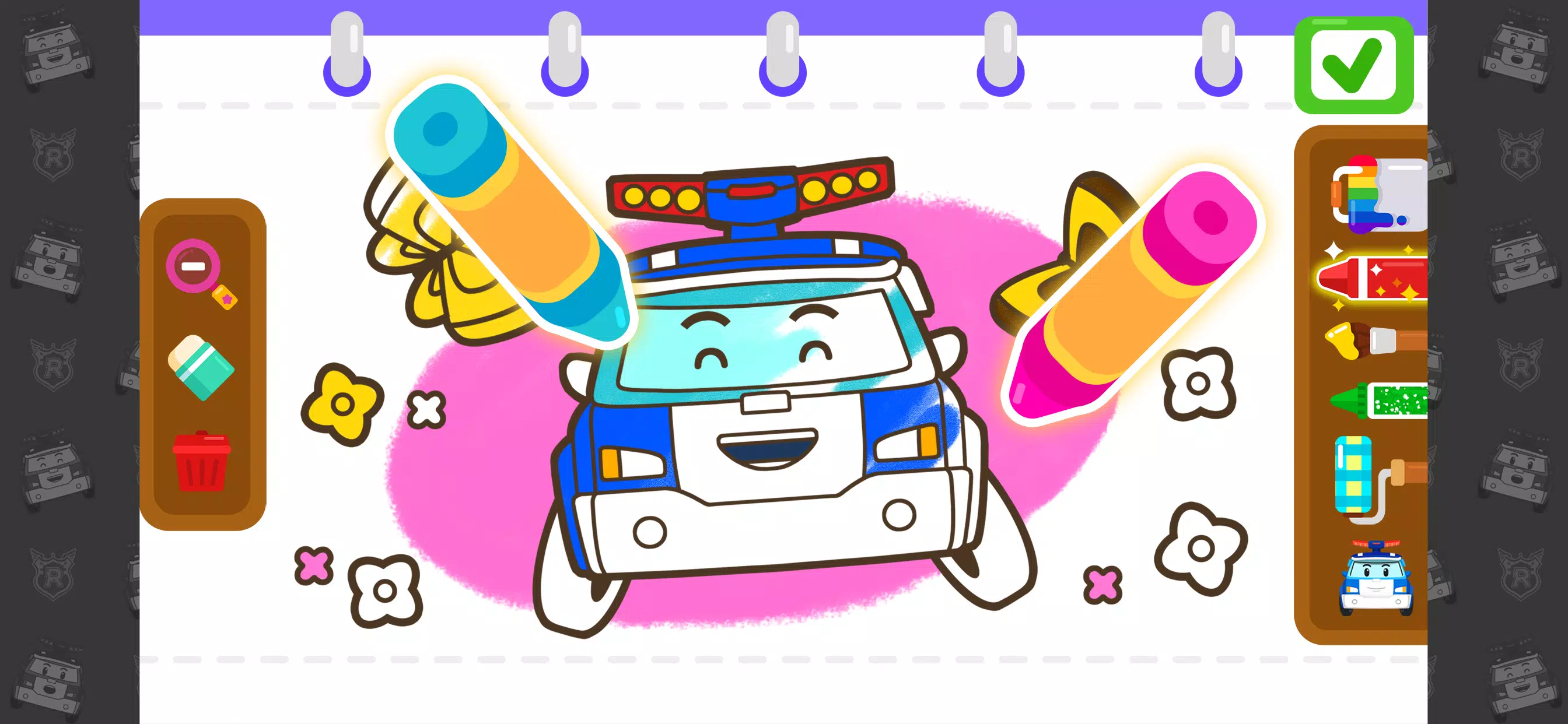 Poli Coloring & Games - Kids應用截圖第3張