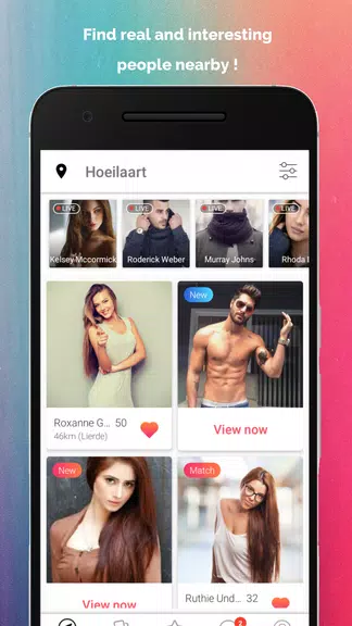 Destino: flirt, chat and meet people nearby应用截图第2张