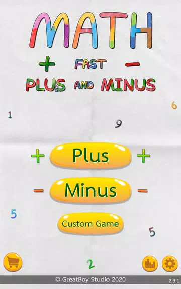 Math Fast Plus and Minus Schermafbeelding 0