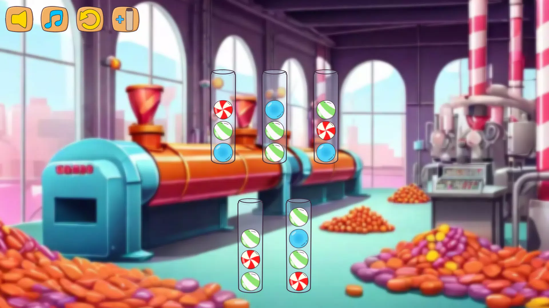 Sorting: Candy Factory Captura de tela 3