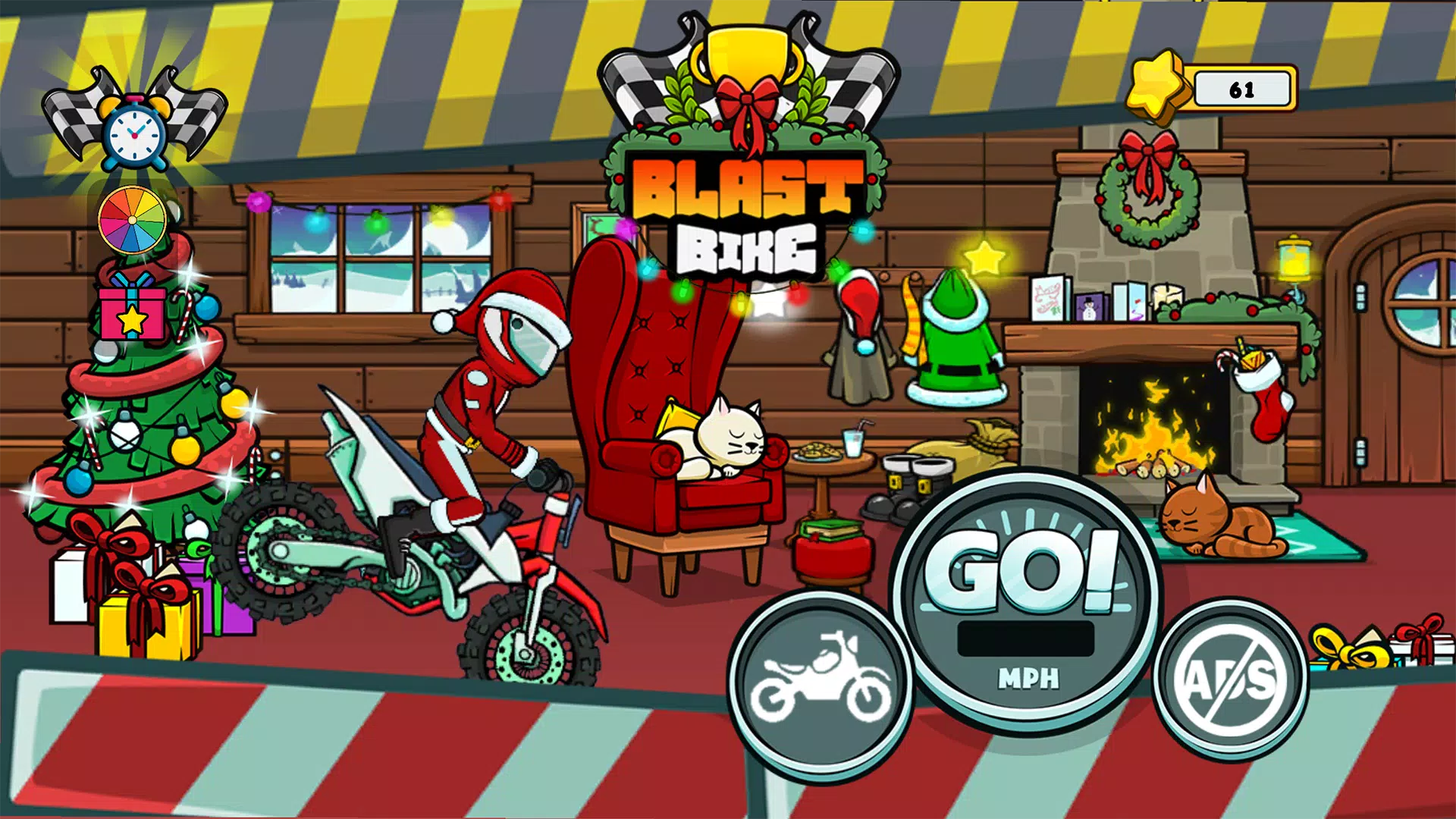 Blast Bike - 2D Race Captura de pantalla 0