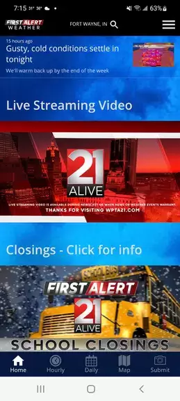 21Alive First Alert Weather Captura de pantalla 2