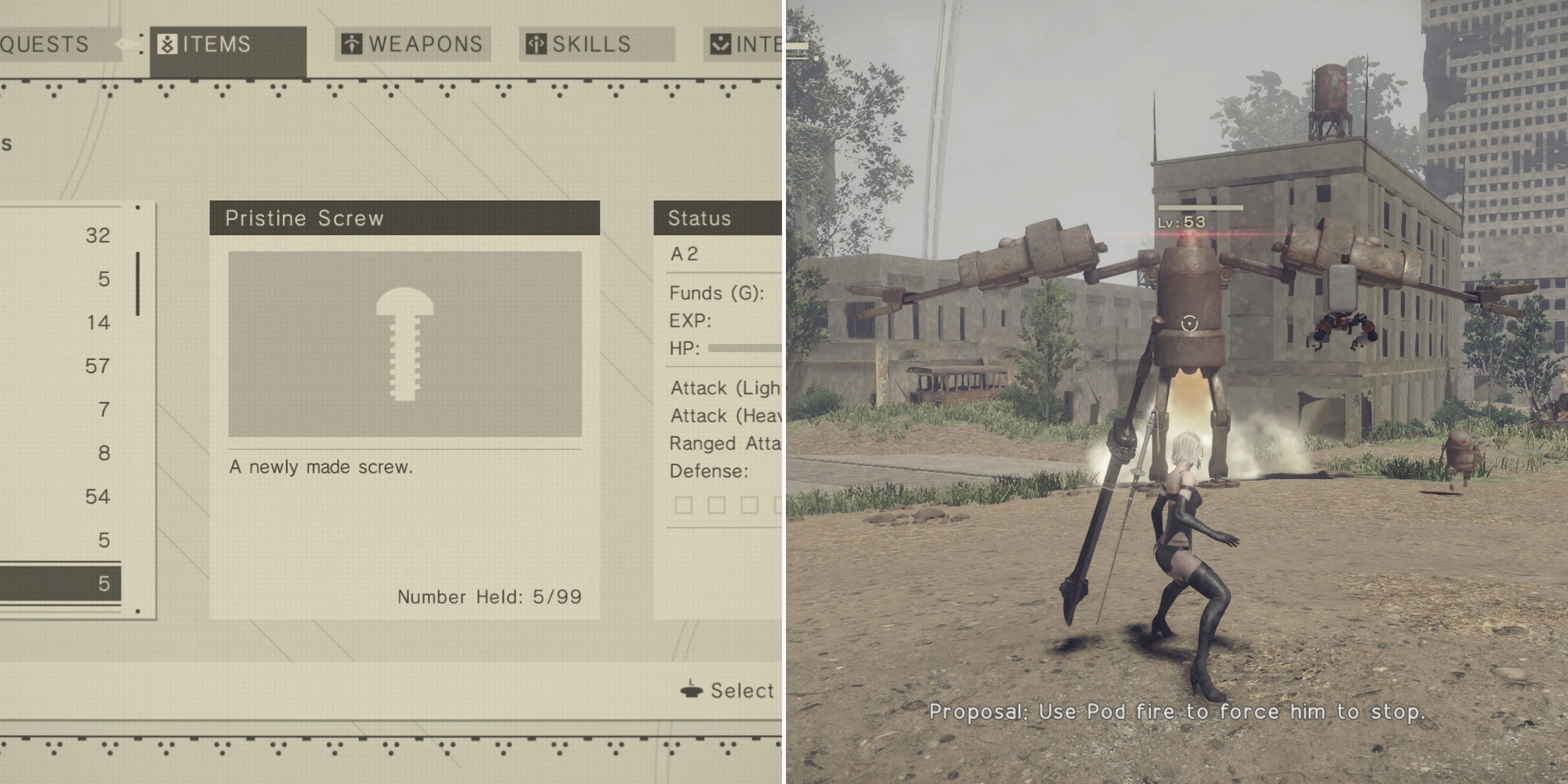 Pristine Screws: Mahahalagang sangkap para sa Pag -upgrade ng Nier: Automata