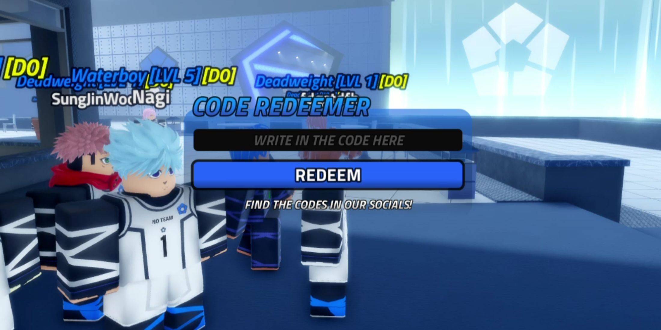 Redeeming Codes Image