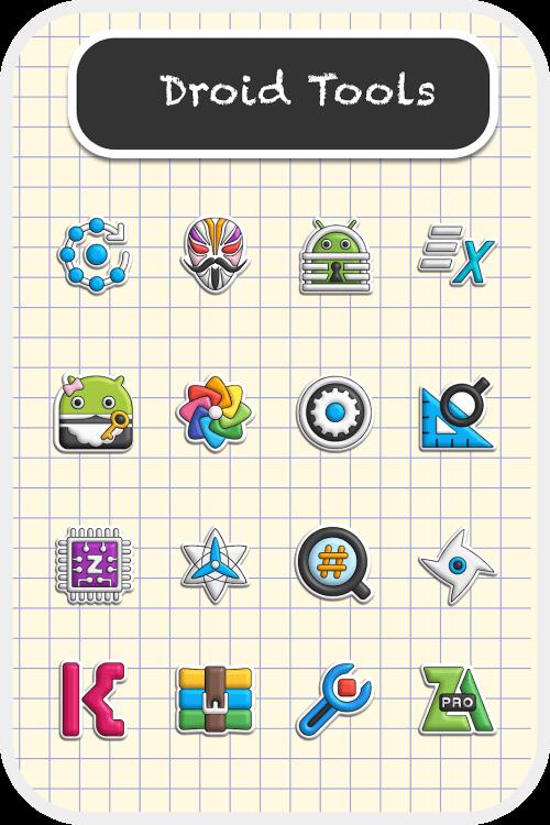 Poppin icon pack スクリーンショット 2