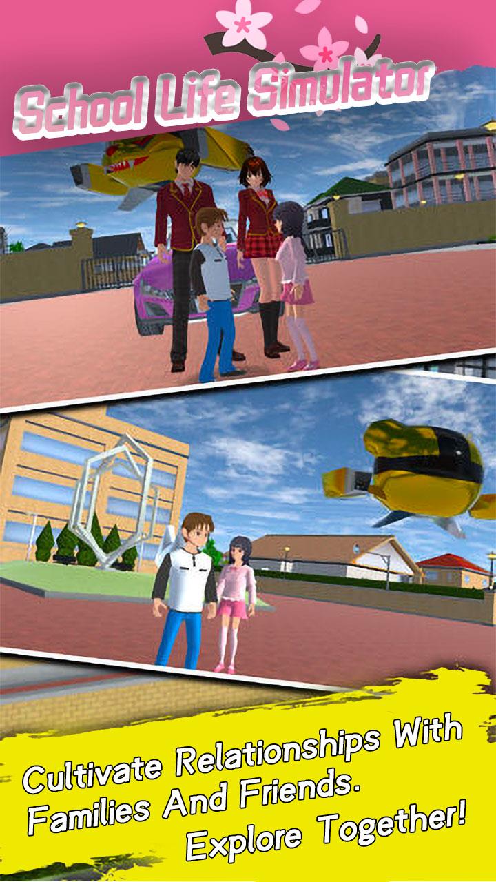 School Life Simulator ဖန်သားပြင်ဓာတ်ပုံ 1