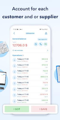 Konnash :  Bookkeeping App স্ক্রিনশট 1