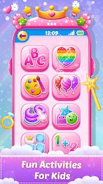 Princess Baby Phone Kids Game ภาพหน้าจอ 0