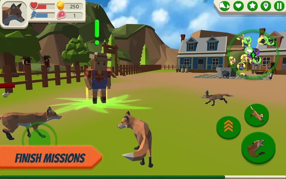 Schermata Fox Family - Animal Simulator Mod 2