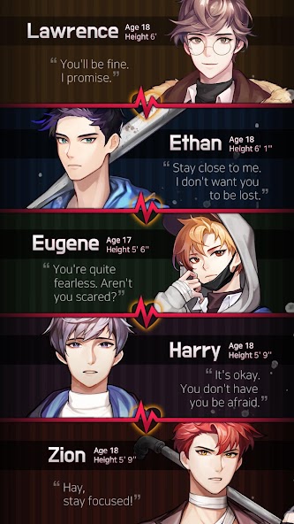 Dangerous Fellows:Otome Dating Mod应用截图第2张