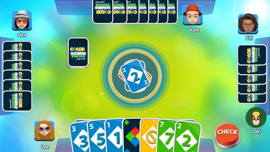 Color & Number - Card Game Скриншот 1
