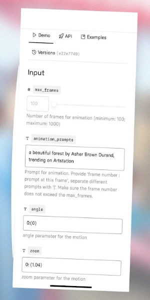 Deforum Stable Diffusion AI ภาพหน้าจอ 1