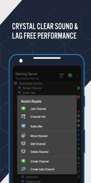 TeamSpeak 3 - Voice Chat স্ক্রিনশট 1