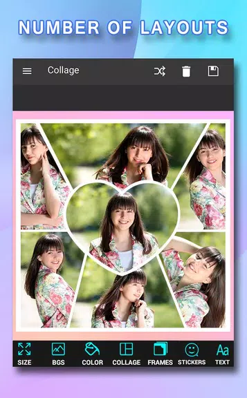 Pic Frames Collage ภาพหน้าจอ 0