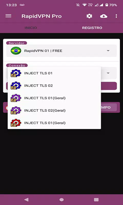 RapidVPN PRO Скриншот 1