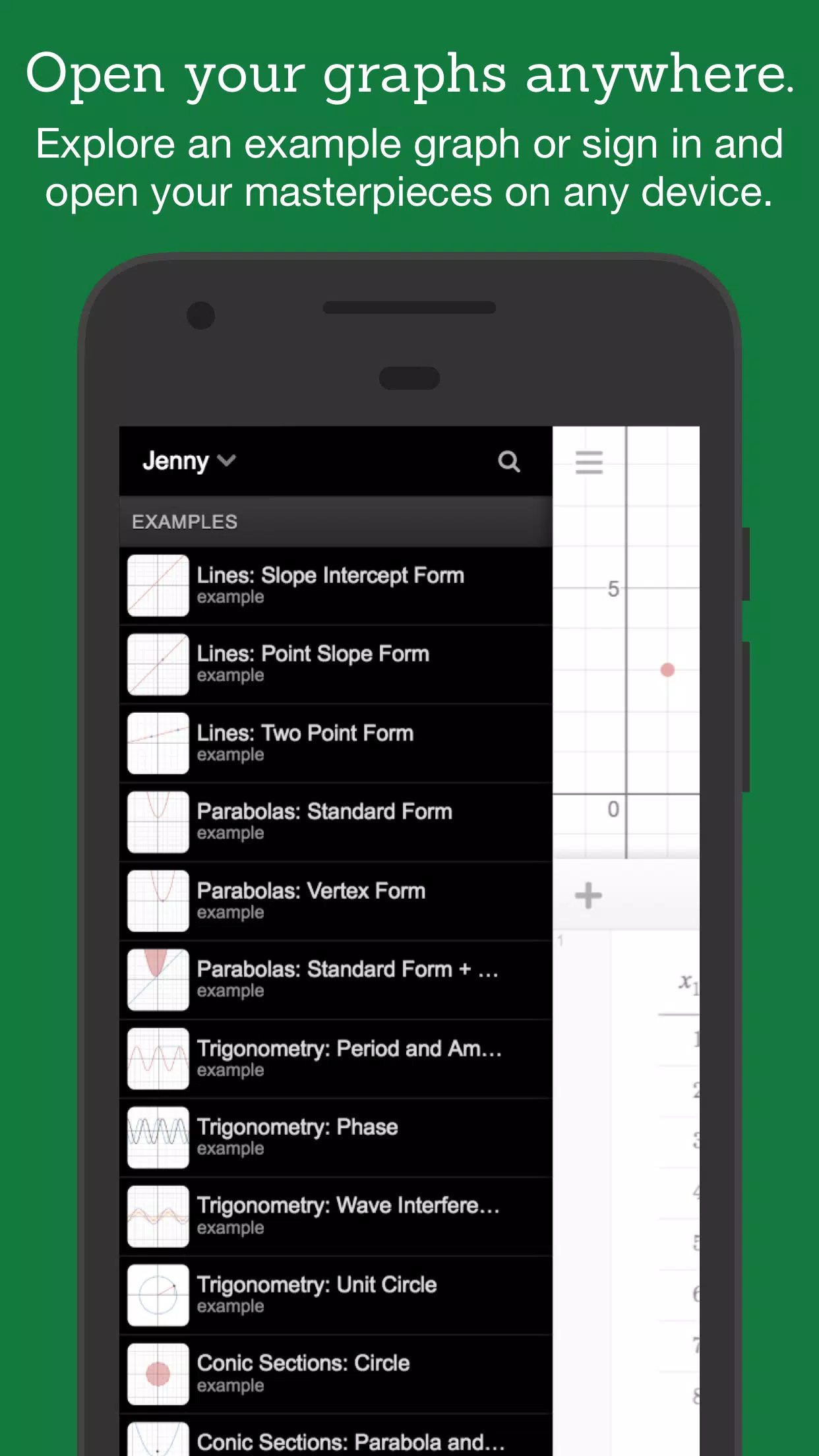 Schermata Desmos 1