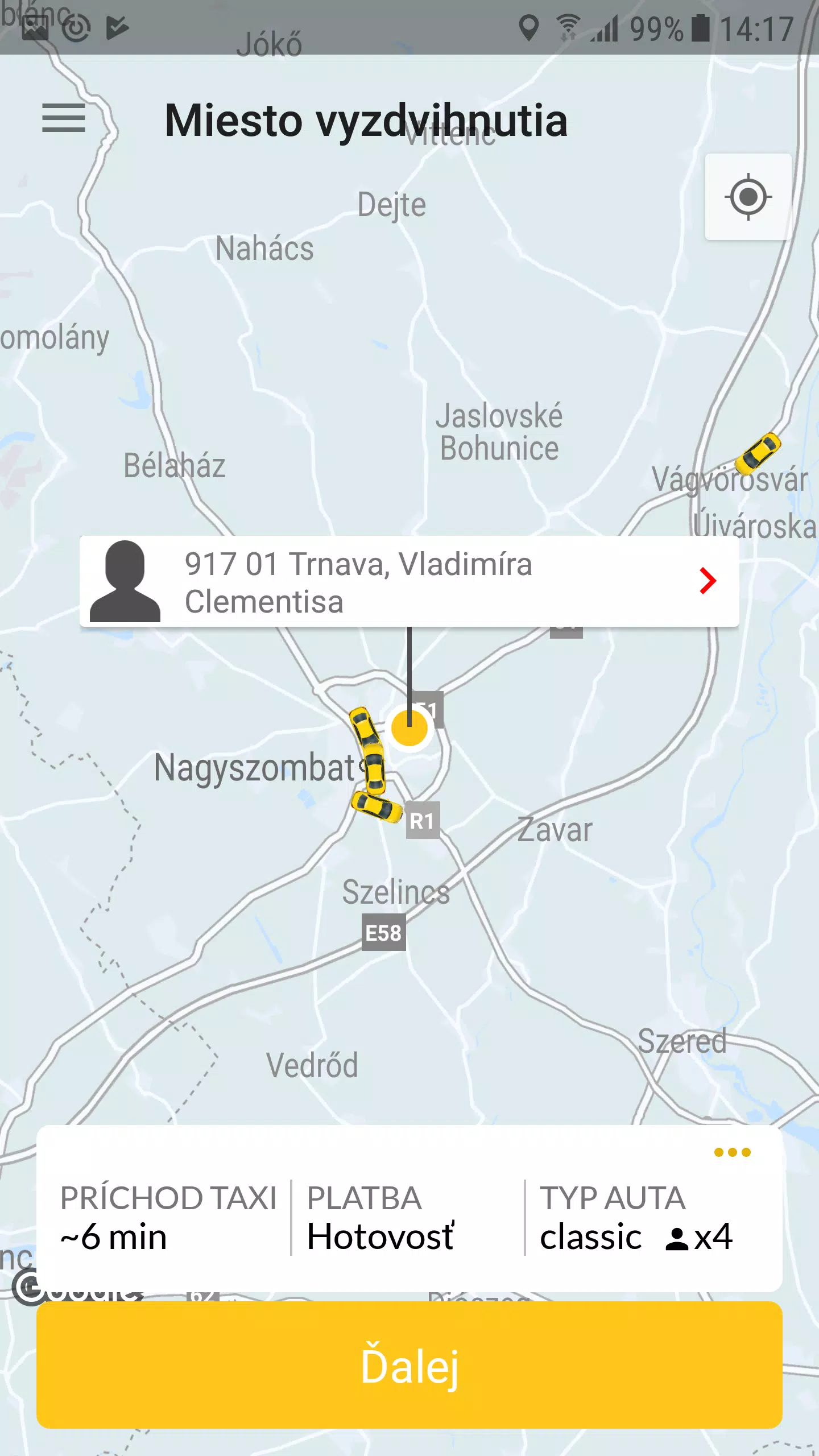 Yellow Taxi Trnava应用截图第0张