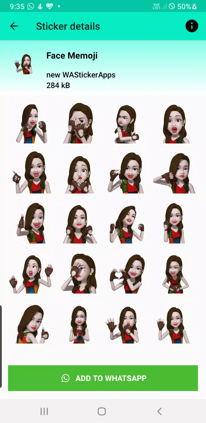 3d emoji stickers for whatsapp Screenshot 3