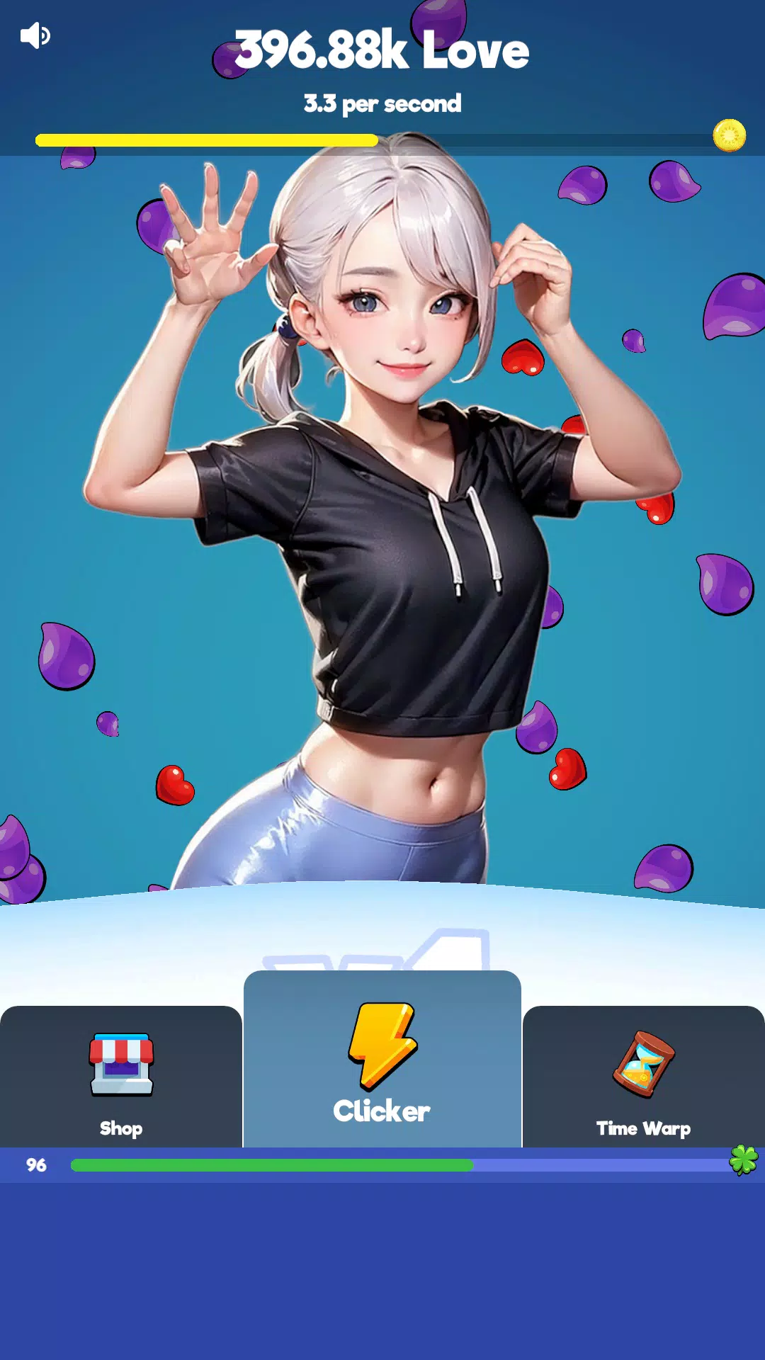 Schermata Sexy touch girls: idle clicker 1