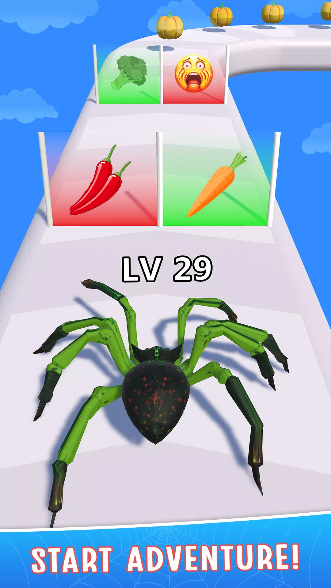 Spider Run: Spider Evolution Captura de pantalla 1