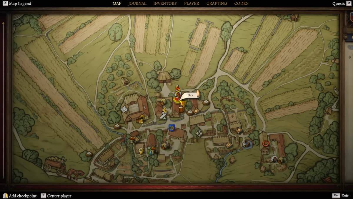 Saint Antiochus' Dice location in Troskowitz