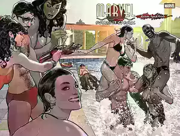 Marvel, yaz çizgi romanında rakipler için mayo derileri tarafından alay ediyor