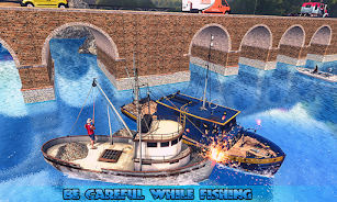 Big Fishing Ship Simulator 3D Ekran Görüntüsü 2