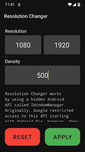 Resolution Changer ภาพหน้าจอ 2