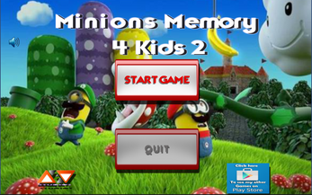 Minions Memory 4 Kids 2 스크린샷 0