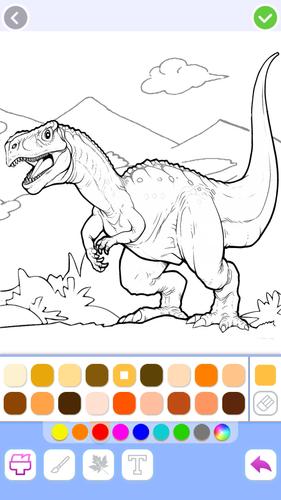 Dino Coloring Captura de tela 1