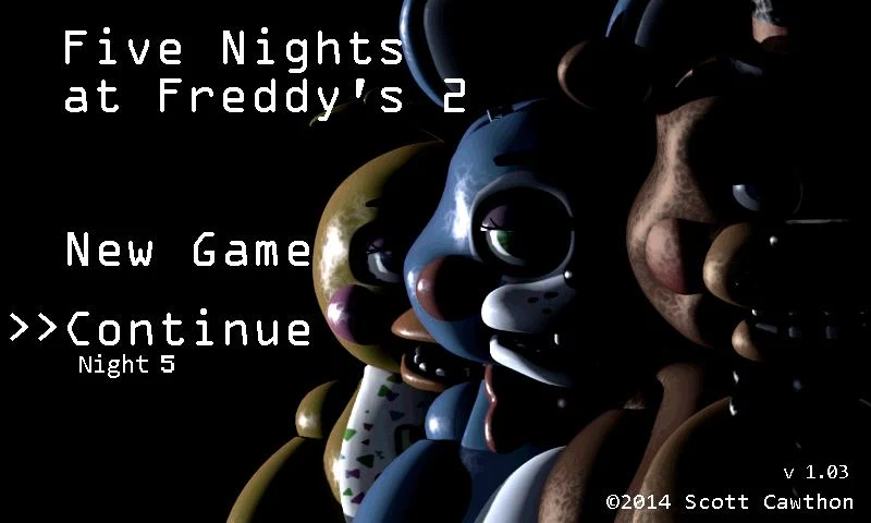 FNAF 2 : (Five Nights at Freddy) ဖန်သားပြင်ဓာတ်ပုံ 2